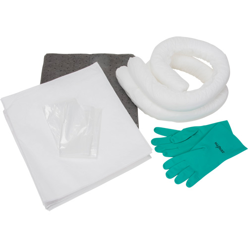 Trousse d'&eacute;quipement de lutte contre les d&eacute;versements, Huile seulement/Universel, Sac, Absorbance de 10 gal. US Auto Electric Service Ltd.