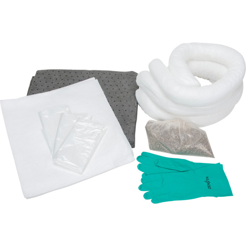 Trousse de lutte contre les d&eacute;versements de premi&egrave;re qualit&eacute;, Huile seulement/Universel, Sac, Absorbance de 10 gal. US Auto Electric Service Ltd.