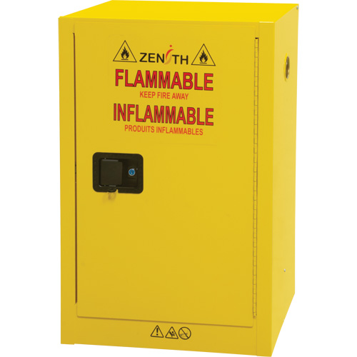 Flammable Aerosol Storage Cabinet, 12 gal., 1 Door, 23" W x 35" H x 18" D Auto Electric Service Ltd.