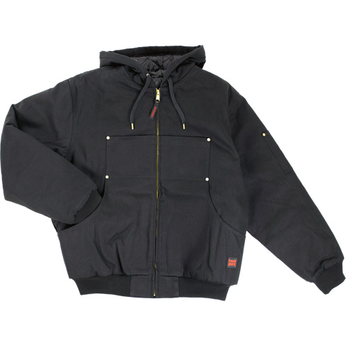 Hooded Duck Bomber Jacket, Men's, Small, Black Auto Electric Service Ltd.
