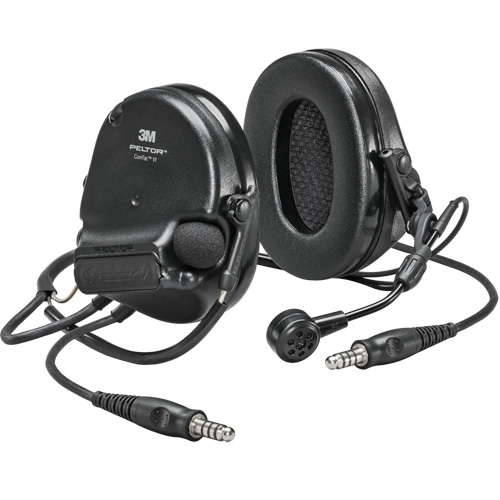 Casque VI NIB avec deux fils de sortie Peltor ComTac, Style Cordon cervical, 22 dB Auto Electric Service Ltd.
