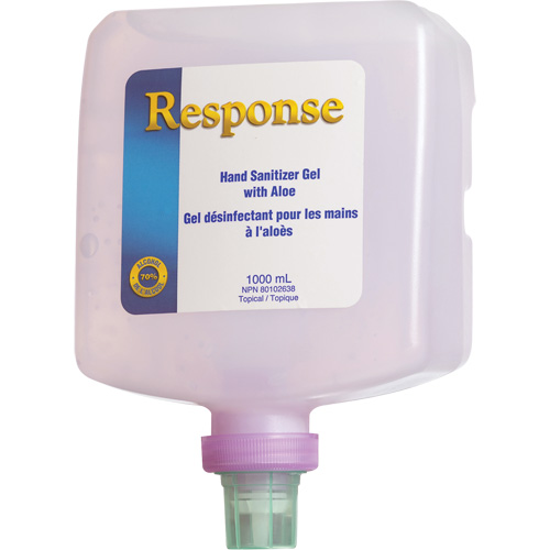 Gel d&eacute;sinfectant pour les mains &agrave; l'alo&egrave;s Response, 1000 ml, Bouteille &agrave; pompe, 70 % alcool Auto Electric Service Ltd.