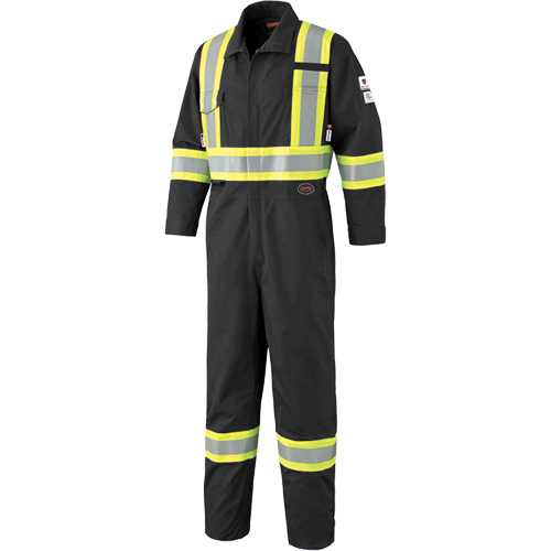 7702BK FR-Tech&reg; 88/12 FR Arc Rated Coveralls, Size 36, Black, 9.7 cal/cm² Auto Electric Service Ltd.