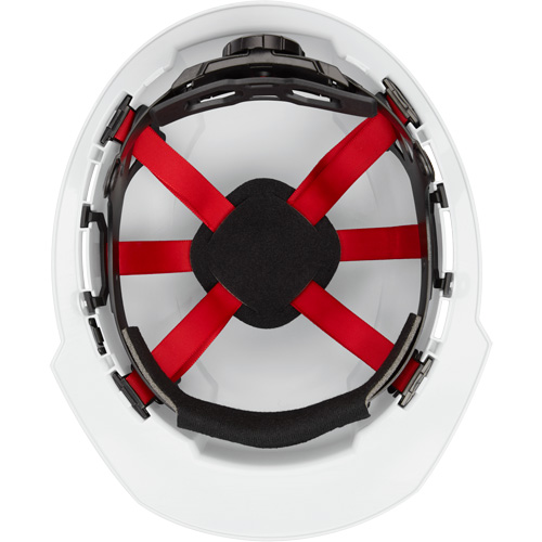 Front Brim Hardhat, Meets CSA Type 1, Ratchet Suspension, Non-Vented Auto Electric Service Ltd.