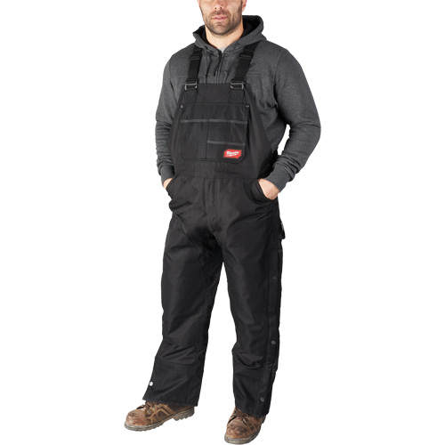 GridIron Short Length Zip-To-Thigh Bib Overall, Men's, 2X-Large, Black Auto Electric Service Ltd.
