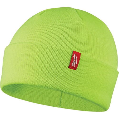 High-Visbility Cuffed Beanie, One Size, Green Auto Electric Service Ltd.
