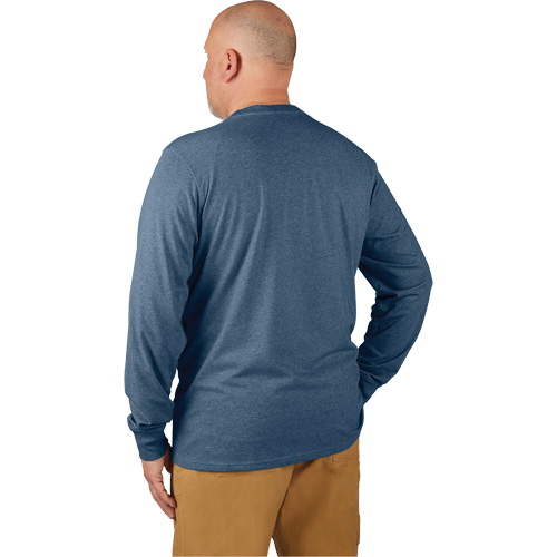 Hybrid Work Tee Shirt, Men's, Small, Blue Auto Electric Service Ltd.