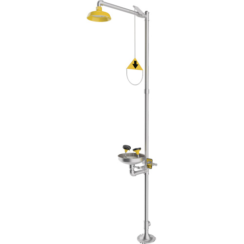 Douche durgence et douche oculaire combin&eacute;es, Socle Auto Electric Service Ltd.