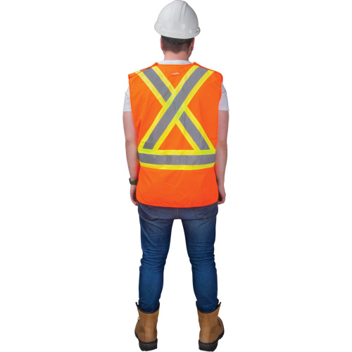 CSA-Compliant High-Visibility Surveyor Vest, High Visibility Orange, Medium, Polyester Auto Electric Service Ltd.