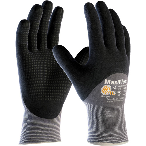 Gants compatibles avec les &eacute;crans tactiles ATG MaxiFlex Endurance, T-Grand, R&ecirc;vetement Nitrile, Calibre 15, Enveloppe en Nylon Auto Electric Service Ltd.