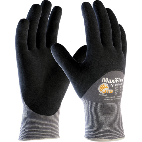 Gants compatibles avec les &eacute;crans tactiles ATG MaxiFlex Ultimate, Grand, R&ecirc;vetement Nitrile, Calibre 15, Enveloppe en Nylon/&eacute;lasthanne Auto Electric Service Ltd.