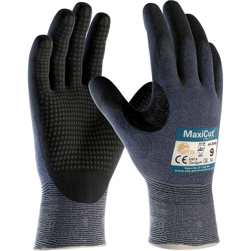 ATG MaxiCut&reg; Ultra DT, Size Large, 15 Gauge, Nitrile Coated, Engineered Yarn Shell, ASTM ANSI Level A3/EN 388 Level 5/EN 388 Level C Auto Electric Service Ltd.