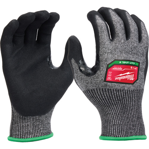 Gants enduits par trempage &agrave; dext&eacute;rit&eacute; &eacute;lev&eacute;e, Taille Petit, Calibre 18, Rev&ecirc;tement Nitrile, Enveloppe en Poly&eacute;thyl&egrave;ne, ASTM ANSI niveau A6/EN 388 niveau F Auto Electric Service Ltd.