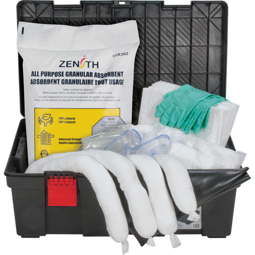 Tool Box Spill Kit, Oil Only, Bin, 31 US gal. Absorbancy Auto Electric Service Ltd.