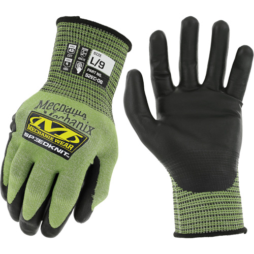 Gants r&eacute;sistants aux coupures SpeeKnit S2EC06, Taille Petit/7, Calibre 18, Rev&ecirc;tement Ur&eacute;thane, Enveloppe en PEHP/Tungst&egrave;ne, ASTM ANSI niveau A4/EN 388 niveau D Auto Electric Service Ltd.