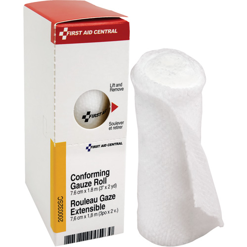 Recharge de bandage en gaze &eacute;tirable et conforme SmartCompliance, Rouleau, 6' lo x 3" la, St&eacute;rile, Dispositif m&eacute;dical Classe 1 Auto Electric Service Ltd.