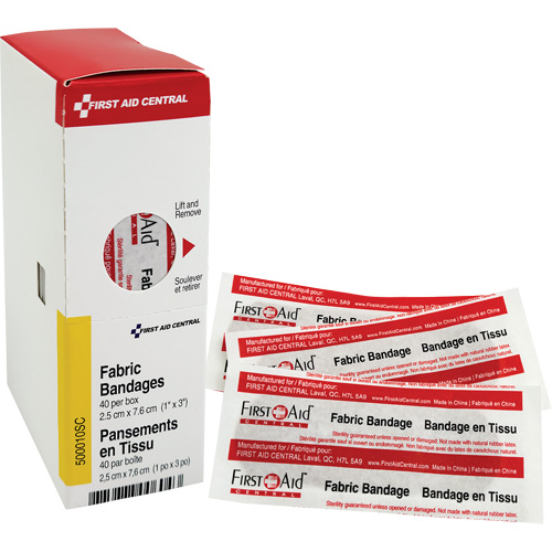 Recharge de bandages adh&eacute;sifs SmartCompliance, Rectangulaire/carr&eacute;e, 3", Tissu, Non st&eacute;rile Auto Electric Service Ltd.