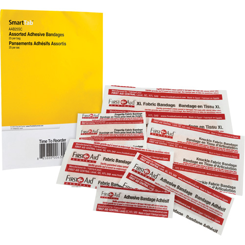Recharge de bandages adh&eacute;sifs SmartCompliance, Assorti, Tissu/Plastique, Non st&eacute;rile Auto Electric Service Ltd.