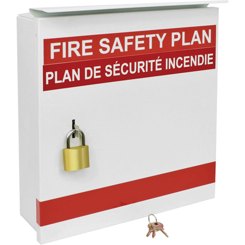 Boîte pour plan de s&eacute;curit&eacute; en cas d'incendie Auto Electric Service Ltd.