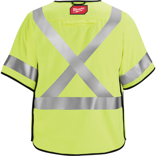 Gilet de s&eacute;curit&eacute; &agrave; maille d&eacute;tachable, Noir/Jaune lime haute visibilit&eacute;, Moyen/Petit Auto Electric Service Ltd.