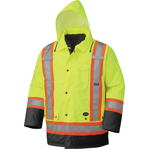 5021BB Manteau imperm&eacute;able 7 en 1, Jaune lime haute visibilit&eacute;, T-petit Auto Electric Service Ltd.