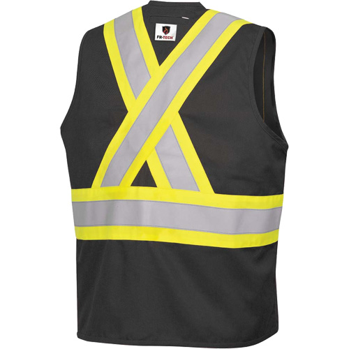 7729 Veste r&eacute;sistante aux arcs &eacute;lectriques FR-Tech, Petit, Noir, 10 cal/cm² Auto Electric Service Ltd.