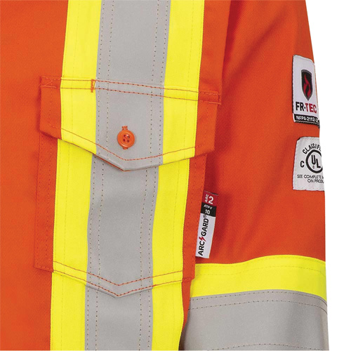 7743 Chemise de s&eacute;curit&eacute; ignifug&eacute;e FR-Tech, Petit, Orange haute visibilit&eacute; Auto Electric Service Ltd.