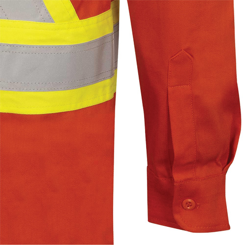 7743 Chemise de s&eacute;curit&eacute; ignifug&eacute;e FR-Tech, Petit, Orange haute visibilit&eacute; Auto Electric Service Ltd.