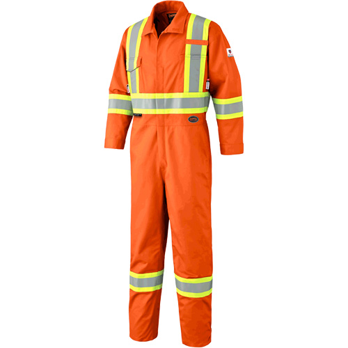 7705T Combinaison ignifuge FR-Tech avec fermetures &agrave; glissi&egrave;re aux jambes, Taille 40 (grand taille), Orange haute visibilit&eacute;, 9,7 cal/cm² Auto Electric Service Ltd.