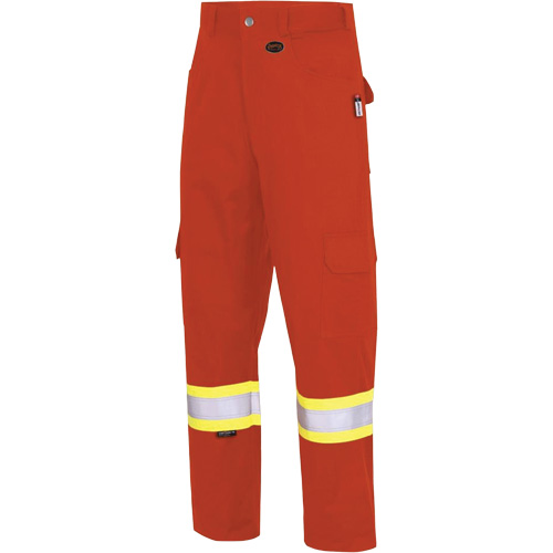 7765 Pantalon cargo de s&eacute;curit&eacute; haute visibilit&eacute; r&eacute;sistant aux arcs &eacute;lectriques FR-Tech 88/12, 30, x 32, Orange haute visibilit&eacute;, 10 cal/cm² Auto Electric Service Ltd.