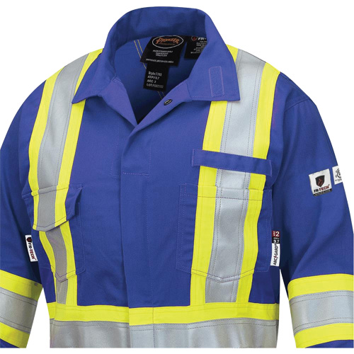 7704W Combinaison FR-Tech ignifuge/contre les arcs pour femme, Taille T-petit, Bleu royal, 10 cal/cm² Auto Electric Service Ltd.