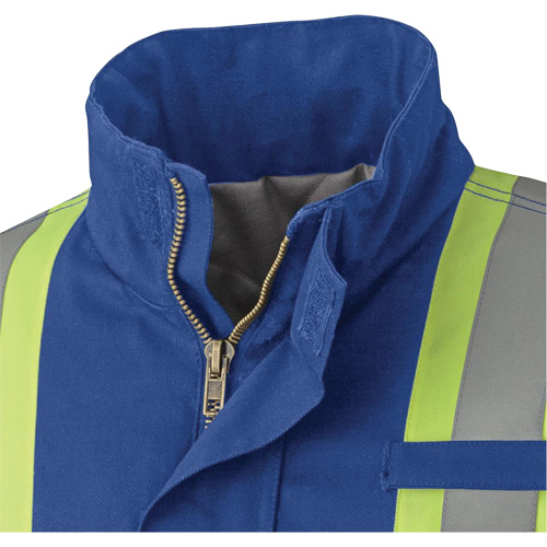 5523 Manteau de s&eacute;curit&eacute; ignifuge, Petit, Bleu royal, 58 cal/cm² Auto Electric Service Ltd.