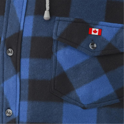 415SS Chemise &agrave; capuche matelass&eacute;e, Hommes, Petit, Multicolore Auto Electric Service Ltd.