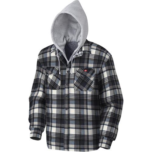415BG Quilted Hooded Shirt, Men's, X-Small, Multi-Colour Auto Electric Service Ltd.
