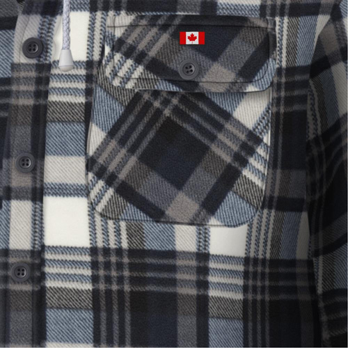 415BG Quilted Hooded Shirt, Men's, X-Small, Multi-Colour Auto Electric Service Ltd.
