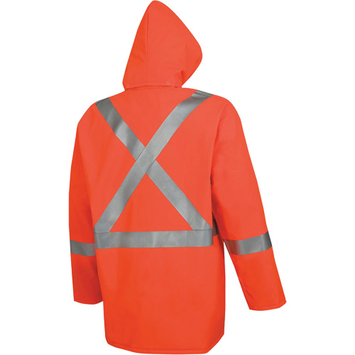 576J High-Visibility FR Rain Jacket, Small, High Visibility Orange Auto Electric Service Ltd.