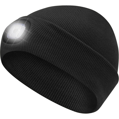 5678 Knit Toque with LED Headlight, Fleece Lining, One Size, Black Auto Electric Service Ltd.