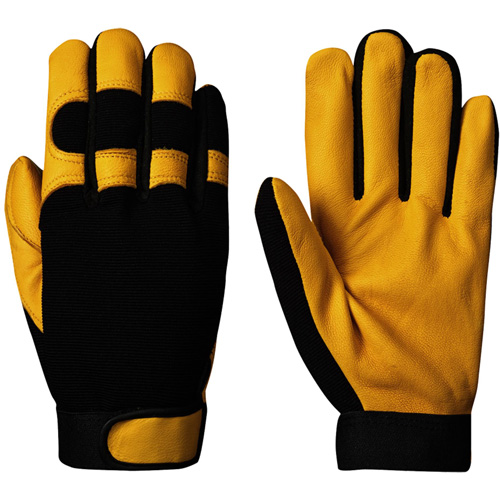 890 Gants ergonomiques de m&eacute;canicien, Paume Cuir fleur de ch&egrave;vre, Taille Petit Auto Electric Service Ltd.