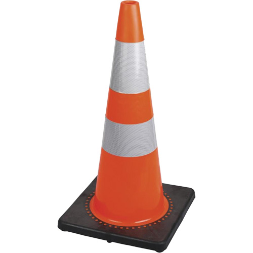 183 Premium Flexible Safety Cone, 28", Orange, 4" & 6" Reflective Collar(s) Auto Electric Service Ltd.