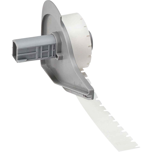 Harsh Environment Multi-Purpose Labels, Polyester, 0.35" L x 0.2" H, Black on Clear Auto Electric Service Ltd.