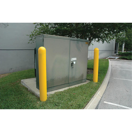 Ultra-Post Protector&reg;, 8" Dia. x 52" L, Yellow Auto Electric Service Ltd.