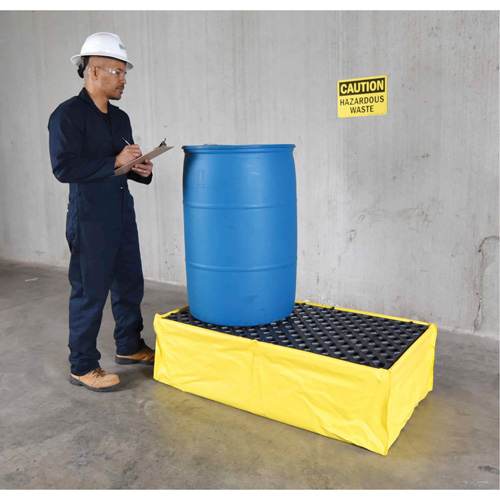 2-Drum Flexible Ultra-Spill Pallet&reg;, 66 US gal. Spill Capacity, 48" x 24" x 14" Auto Electric Service Ltd.