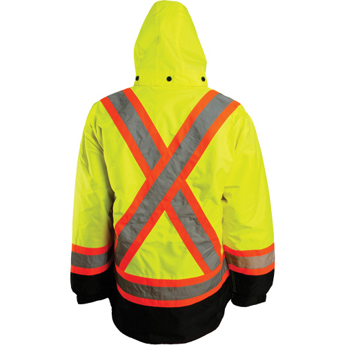 7-in-1 Jacket, Polyester, High Visibility Orange, Large Auto Electric Service Ltd.