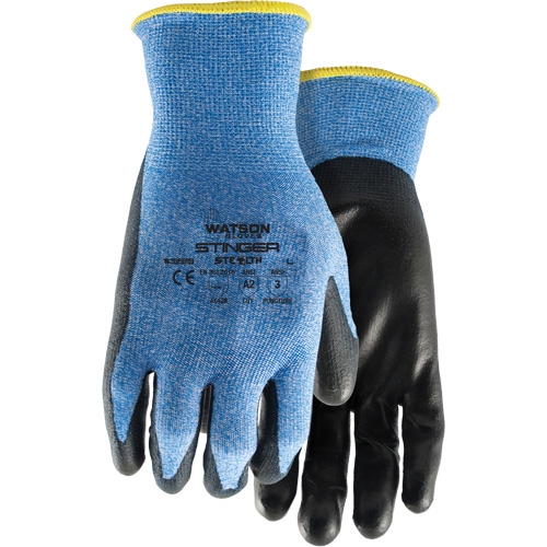 Gants anticoupures 359 Stealth Stinger, Taille T-petit, Calibre 15, Rev&ecirc;tement Polyur&eacute;thane, Enveloppe en Fibre de verre/Nylon/Spandex, ASTM ANSI niveau A2/EN 388 niveau B Auto Electric Service Ltd.