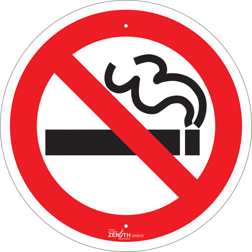No Smoking CSA Standard Safety Sign, 12" x 12", Aluminum, Pictogram Auto Electric Service Ltd.