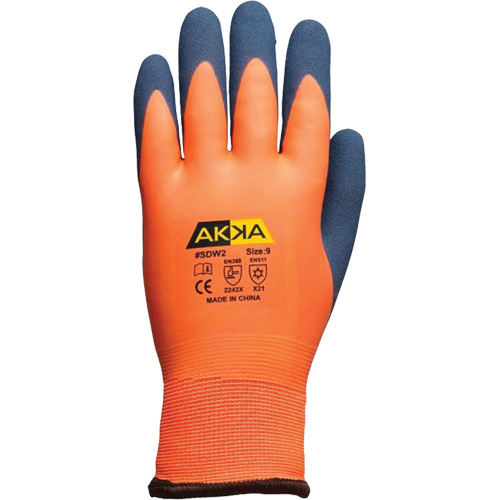 Abrasion-Resistant Work Gloves, 7/Small, Rubber Latex Coating Auto Electric Service Ltd.