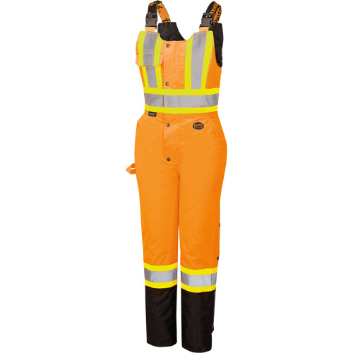 5040BBW Combinaison de s&eacute;curit&eacute; imperm&eacute;able haute visibilit&eacute; pour femmes, Polyester, T-petit, Noir/Orange haute visibilit&eacute; Auto Electric Service Ltd.