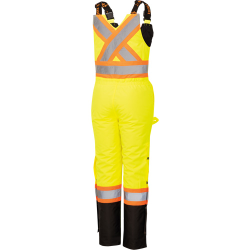 5041BBW Combinaison de s&eacute;curit&eacute; imperm&eacute;able haute visibilit&eacute; pour femmes, Polyester, T-petit, Noir/Jaune lime haute visibilit&eacute; Auto Electric Service Ltd.