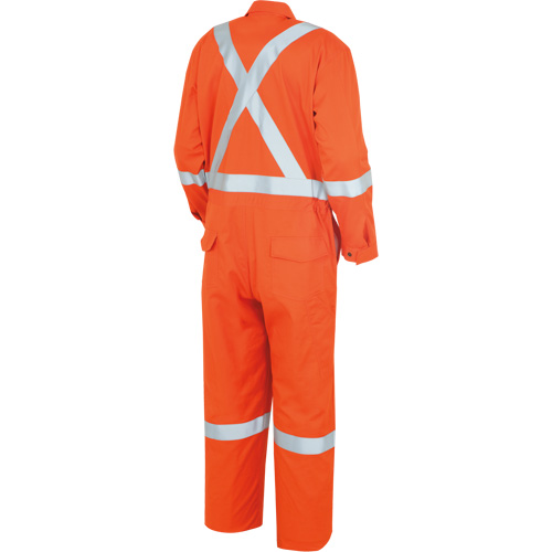 7708AT "The Rock" FR-Tech&reg; High Visibility FR/Arc Rated Coveralls, Size 40 (Tall), High Visibility Orange, 10 cal/cm² Auto Electric Service Ltd.