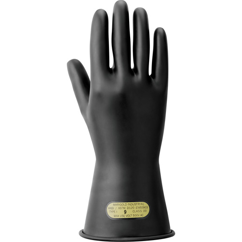 Electrical Insulating Gloves, ASTM Class 00, Size 7, 11" L Auto Electric Service Ltd.